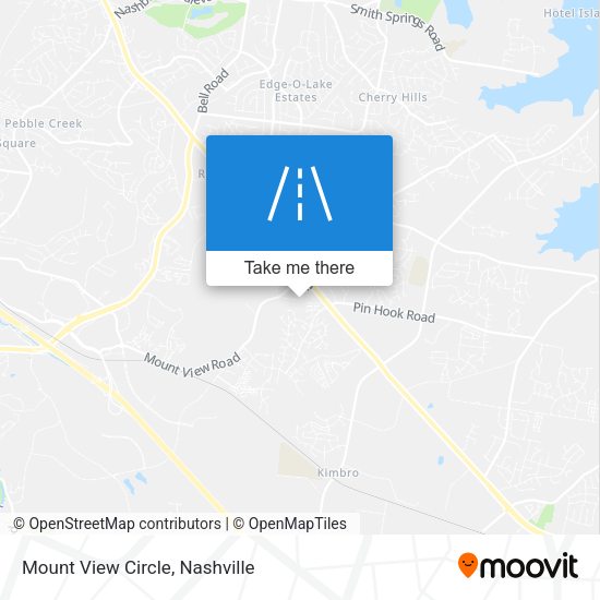 Mapa de Mount View Circle