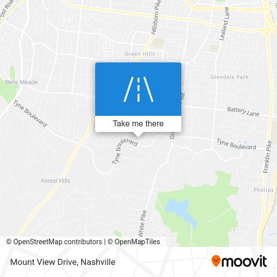 Mount View Drive map