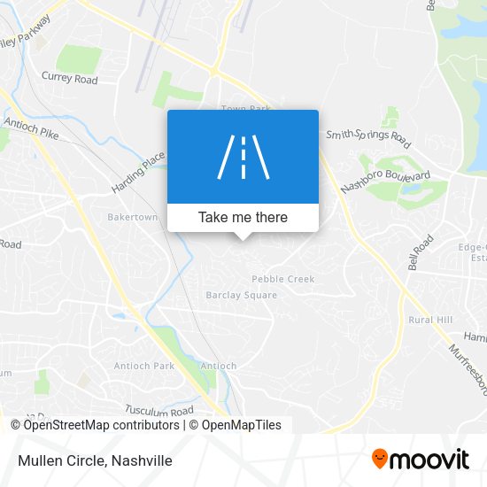Mapa de Mullen Circle