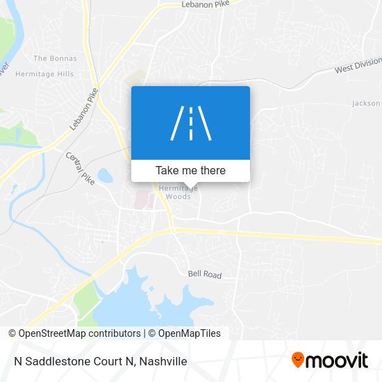 N Saddlestone Court N map