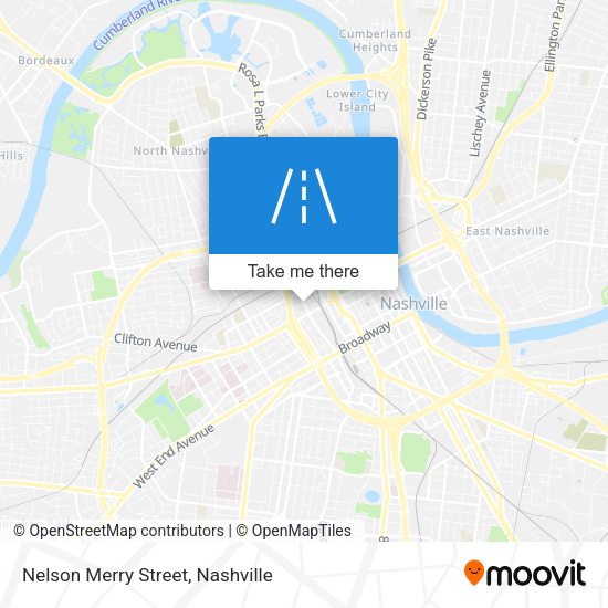 Nelson Merry Street map