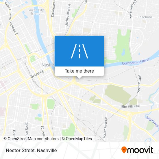 Mapa de Nestor Street