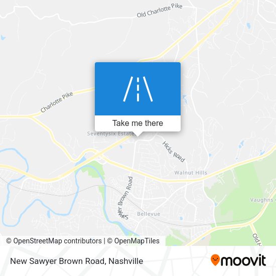 Mapa de New Sawyer Brown Road