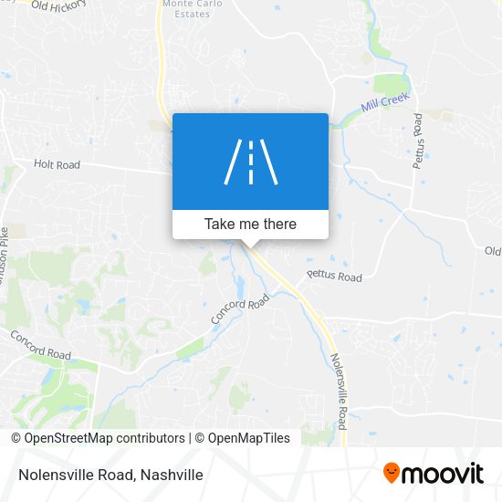 Mapa de Nolensville Road