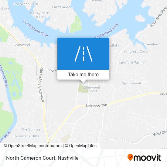 North Cameron Court map