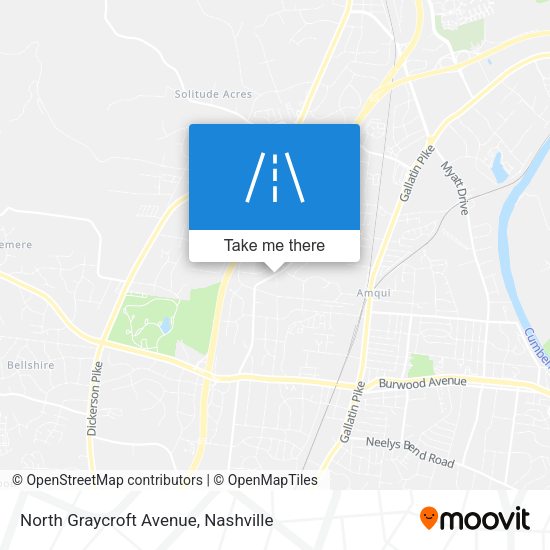North Graycroft Avenue map