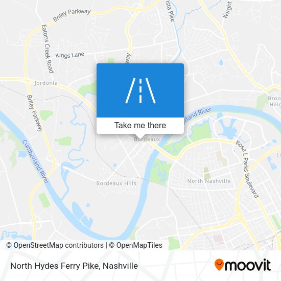 North Hydes Ferry Pike map