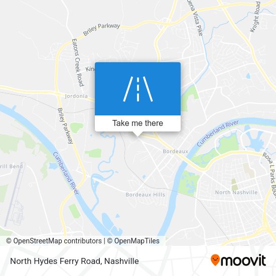 North Hydes Ferry Road map