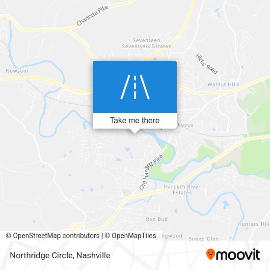 Mapa de Northridge Circle