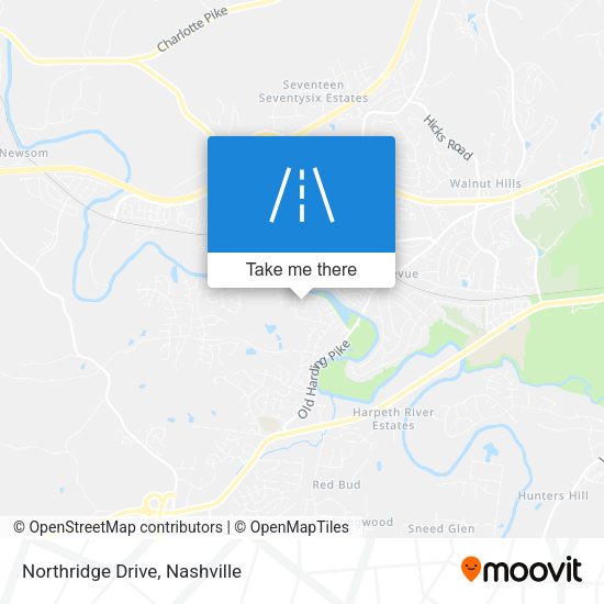 Northridge Drive map
