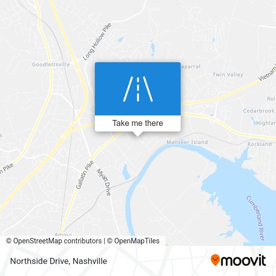 Mapa de Northside Drive