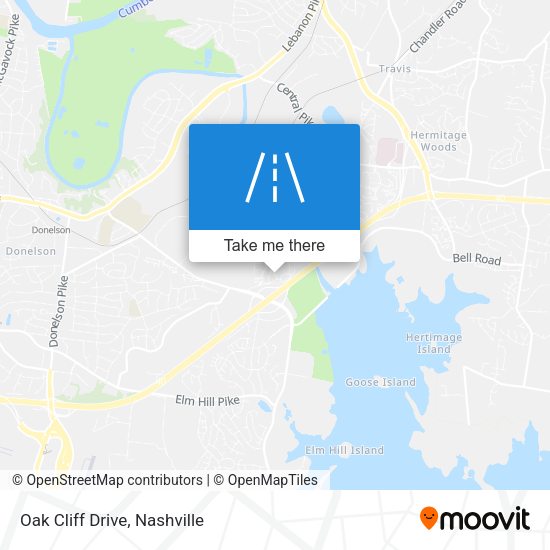 Mapa de Oak Cliff Drive