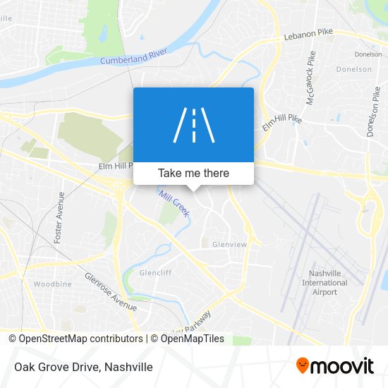 Mapa de Oak Grove Drive