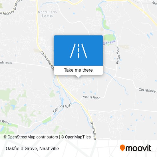 Mapa de Oakfield Grove