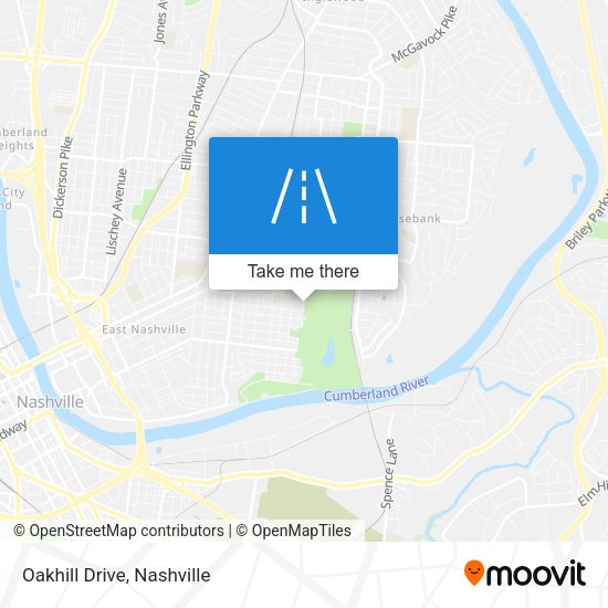 Mapa de Oakhill Drive