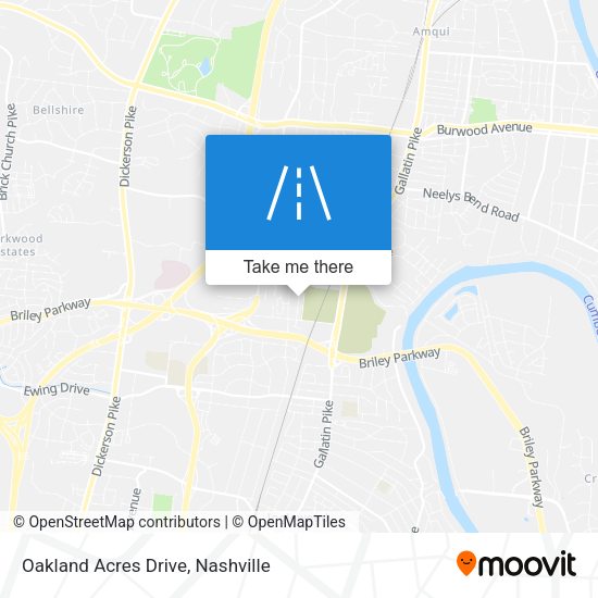 Oakland Acres Drive map