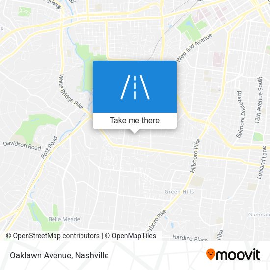 Mapa de Oaklawn Avenue