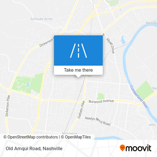 Mapa de Old Amqui Road
