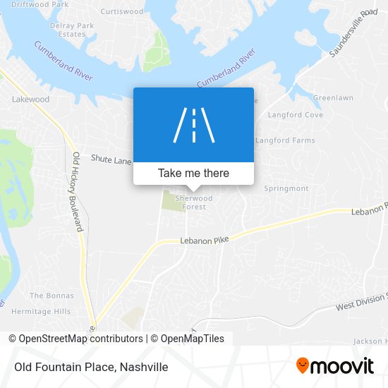 Old Fountain Place map
