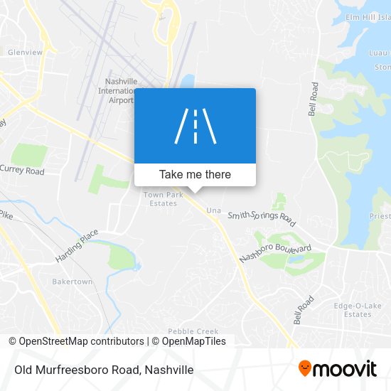 Mapa de Old Murfreesboro Road