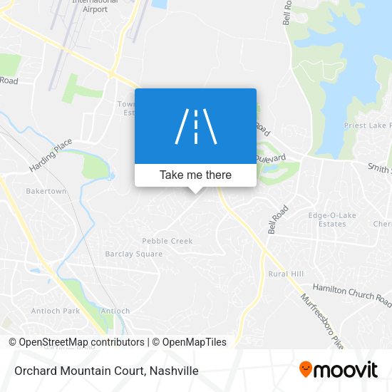 Orchard Mountain Court map