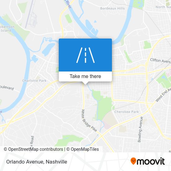 Mapa de Orlando Avenue