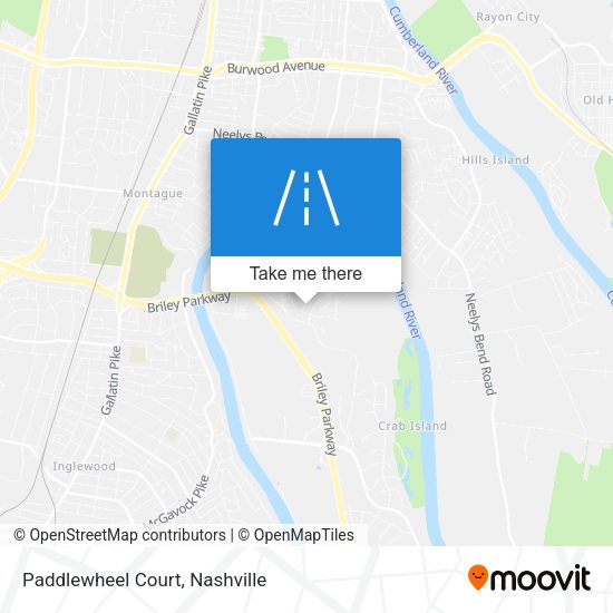 Paddlewheel Court map