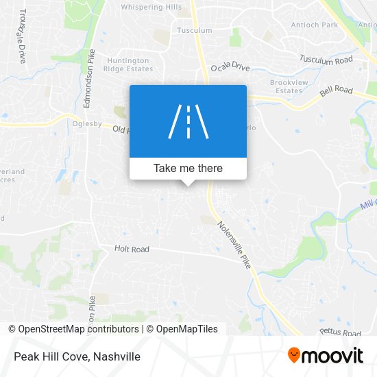 Mapa de Peak Hill Cove