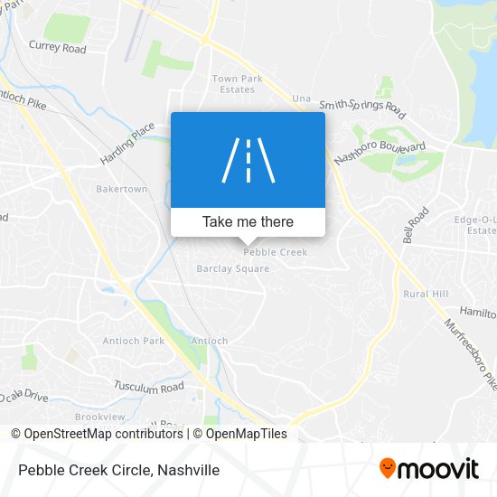 Pebble Creek Circle map