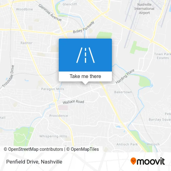 Penfield Drive map