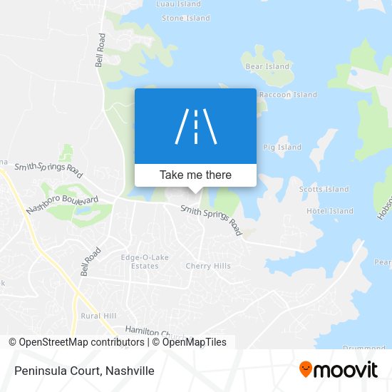 Mapa de Peninsula Court