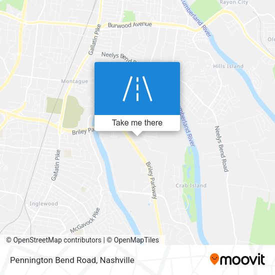 Mapa de Pennington Bend Road