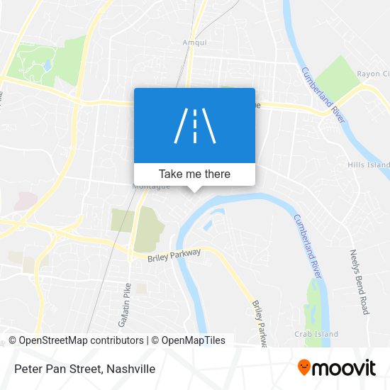 Mapa de Peter Pan Street