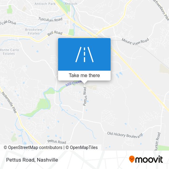 Mapa de Pettus Road