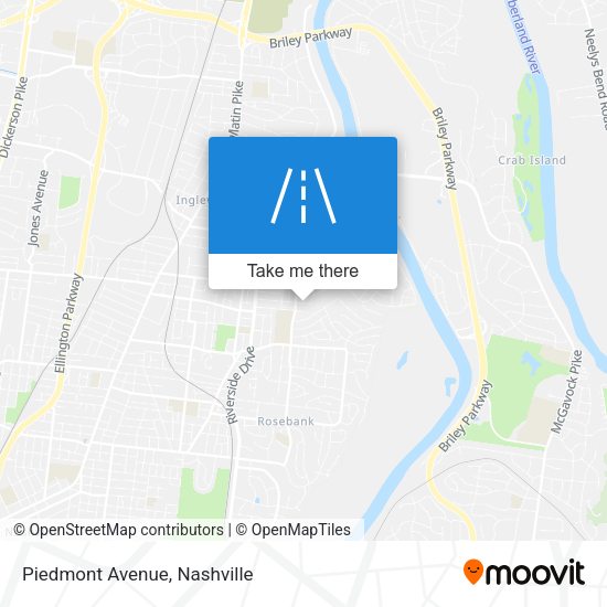Mapa de Piedmont Avenue