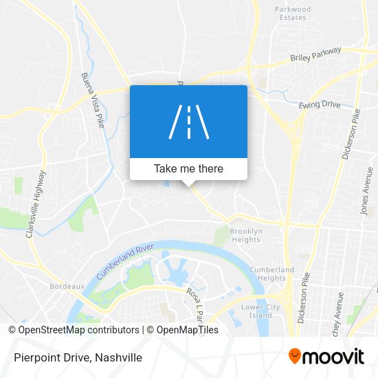 Mapa de Pierpoint Drive