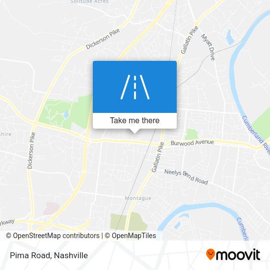 Mapa de Pima Road