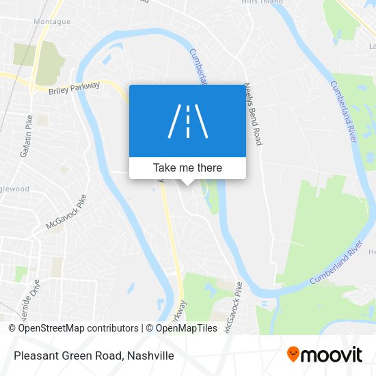 Pleasant Green Road map