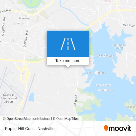 Poplar Hill Court map