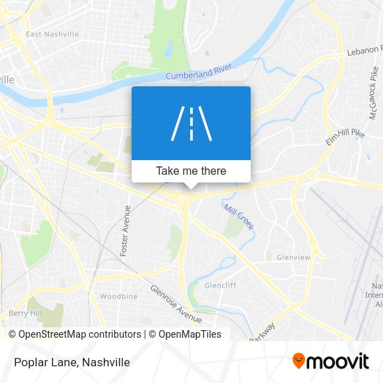 Mapa de Poplar Lane