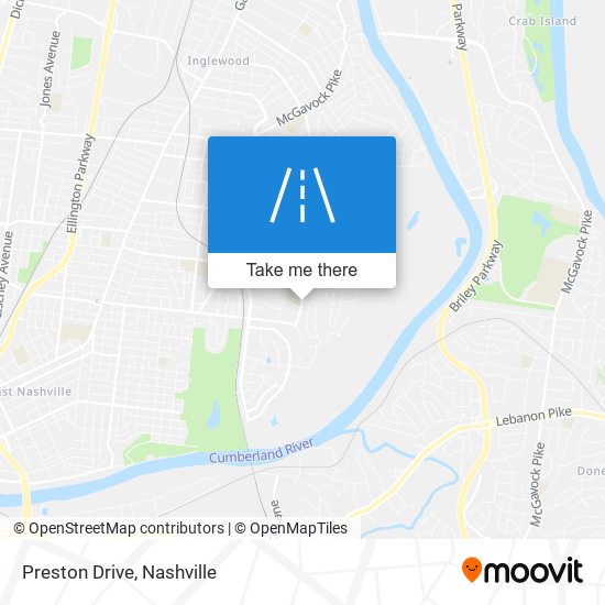 Preston Drive map