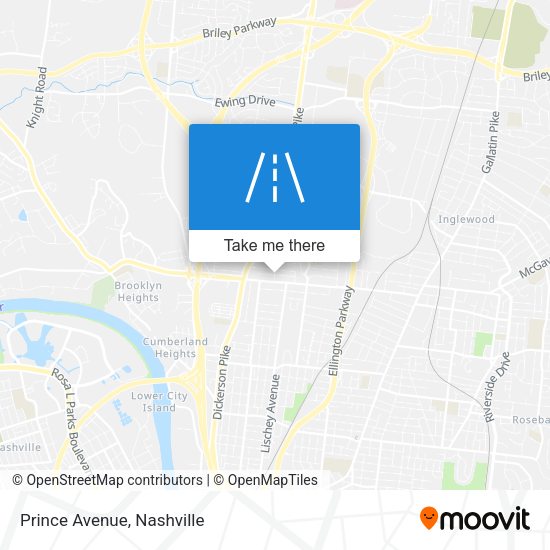 Mapa de Prince Avenue