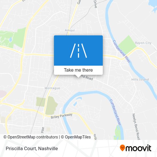 Mapa de Priscilla Court