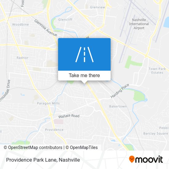 Providence Park Lane map