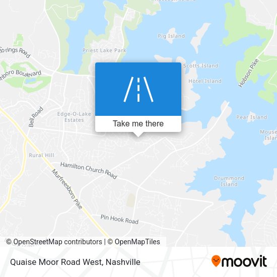 Quaise Moor Road West map