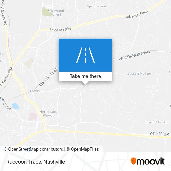 Mapa de Raccoon Trace