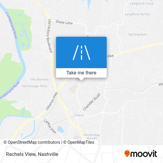 Mapa de Rachels View