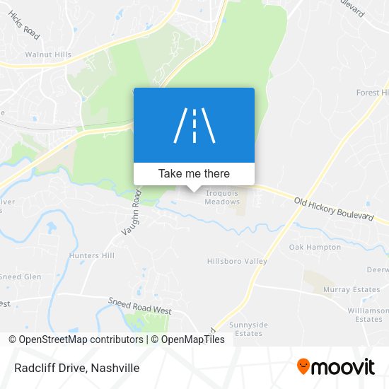 Radcliff Drive map