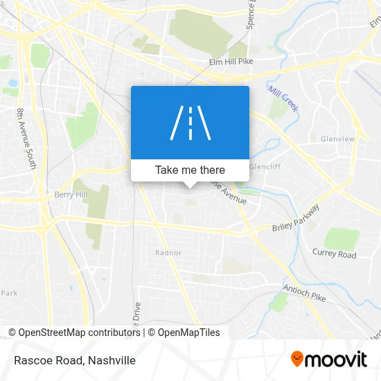 Rascoe Road map