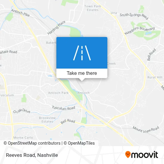 Reeves Road map
